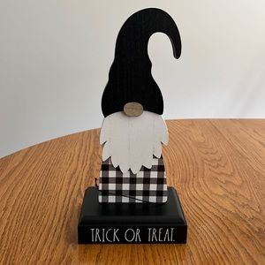 Rae Dunn Trick or Treat Wood Gnome